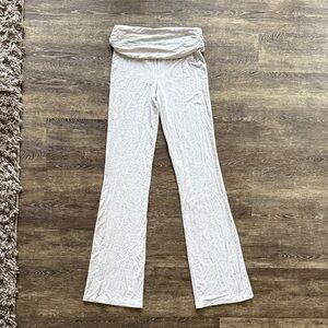 Garage StretchTerry Foldover Pants in Grey